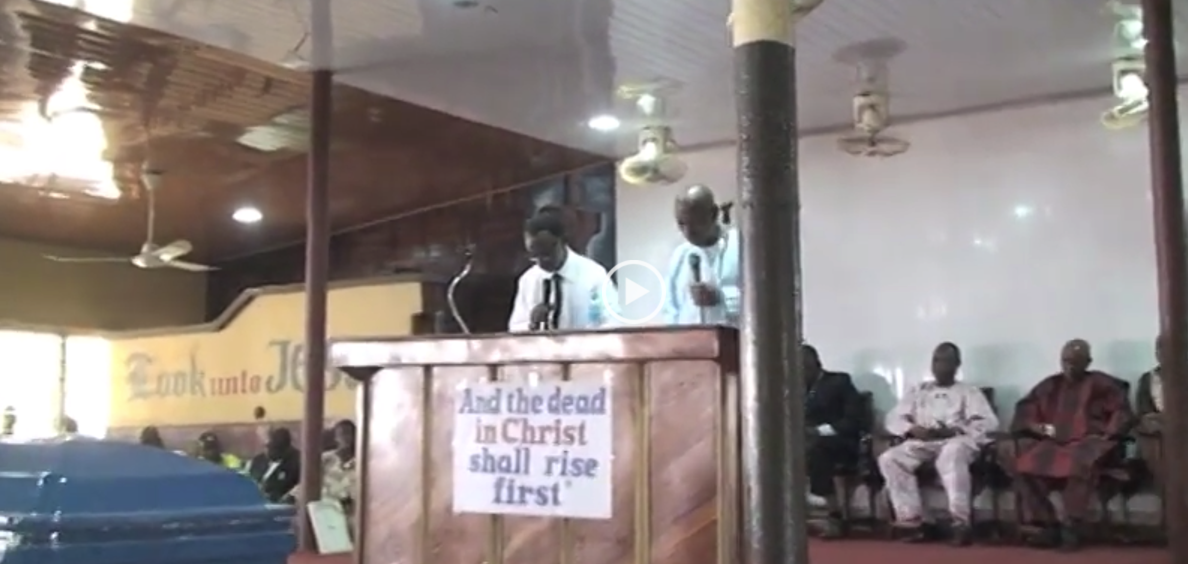John Tay's Standing Ovation On Rev 10 8-11, On January 23rd 2010 in Sango, Nigeria